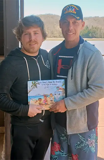 The author David Haave and giving out love in the 4th District MO USA 2023